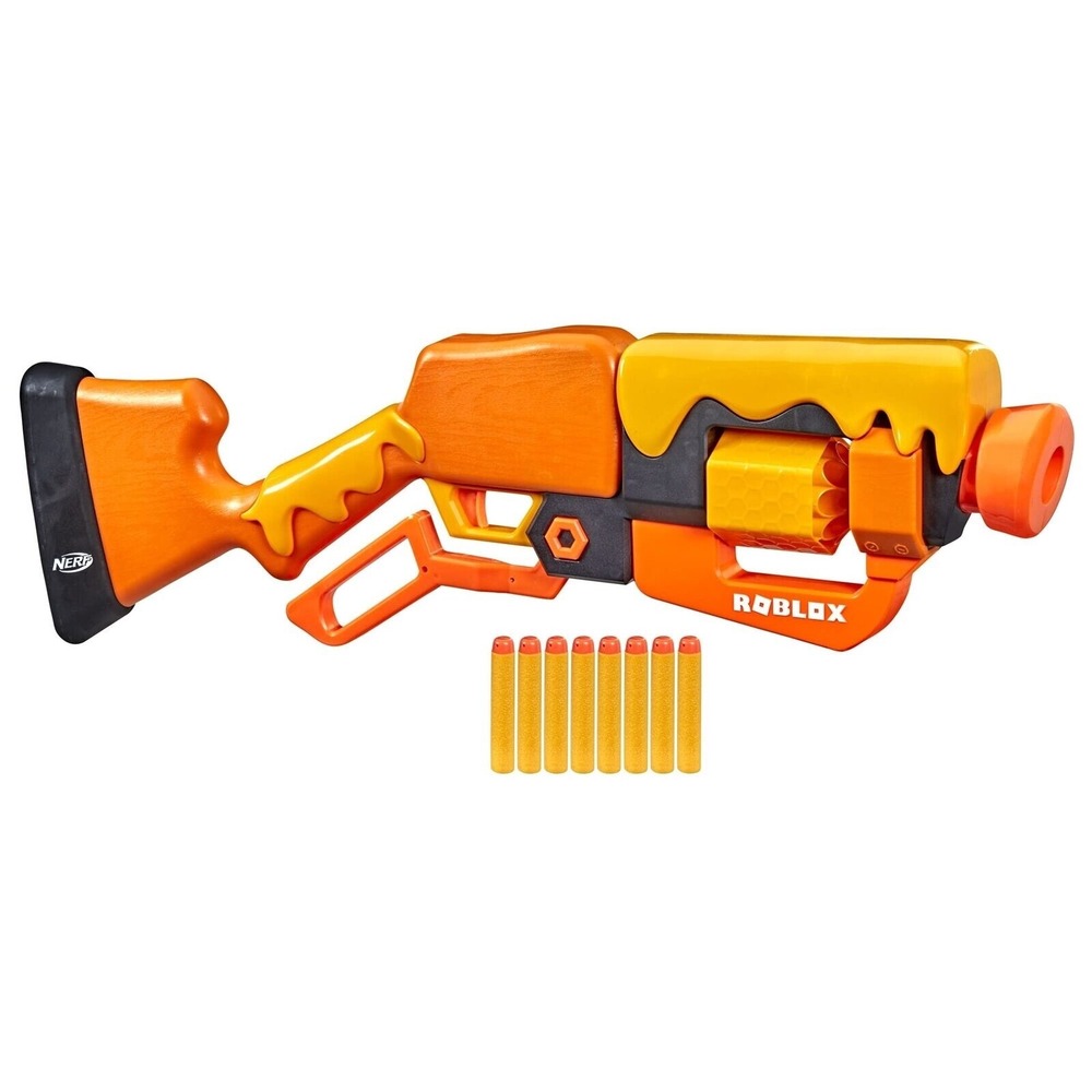 NERF Roblox Adopt Me Bees Dart Blaster with 8 Elite Darts Kids Gift